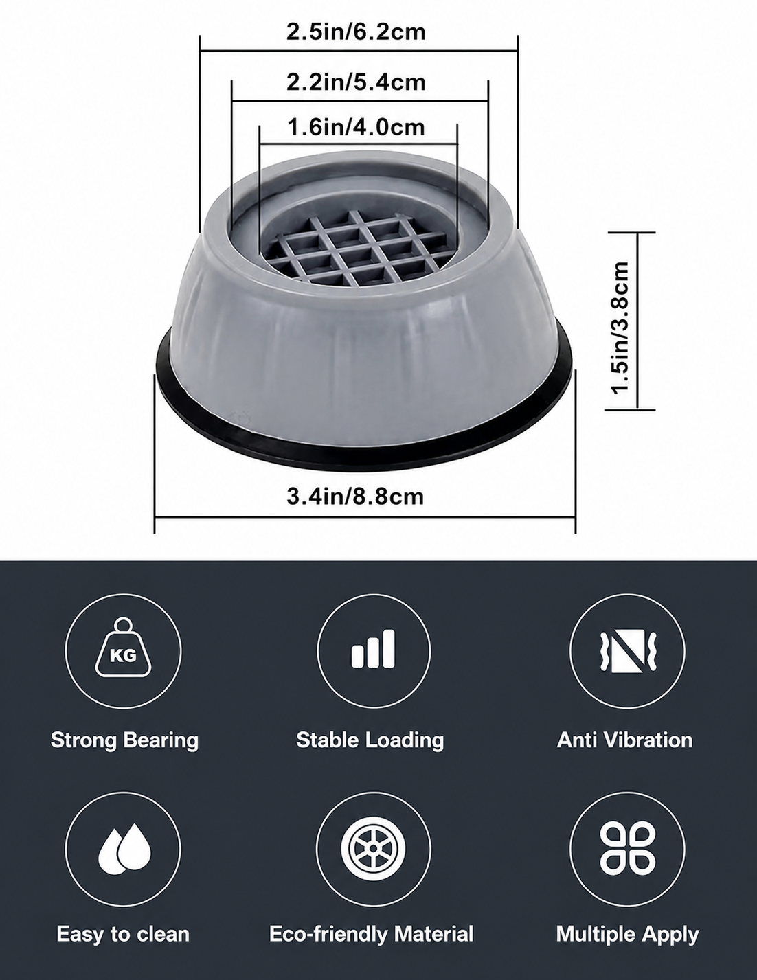 Anti Vibration Pads for Washing Machine