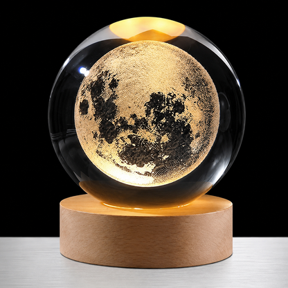 3D Crystal Moon Lamp Ball