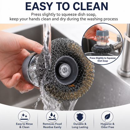 Soap Dispensing Dish Scrubber