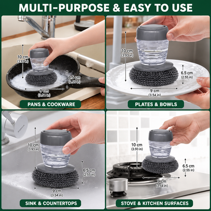 Soap Dispensing Dish Scrubber