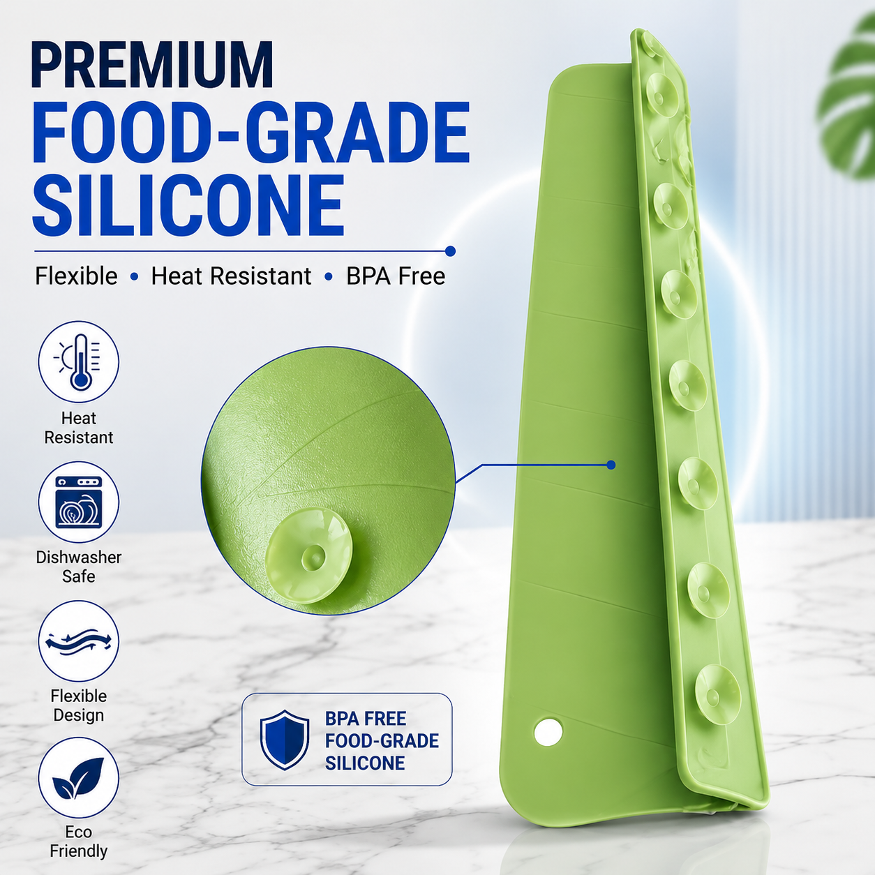 Water Splash Guard | Silicone Sink Splash Guard for Kitchen and Bathroom
